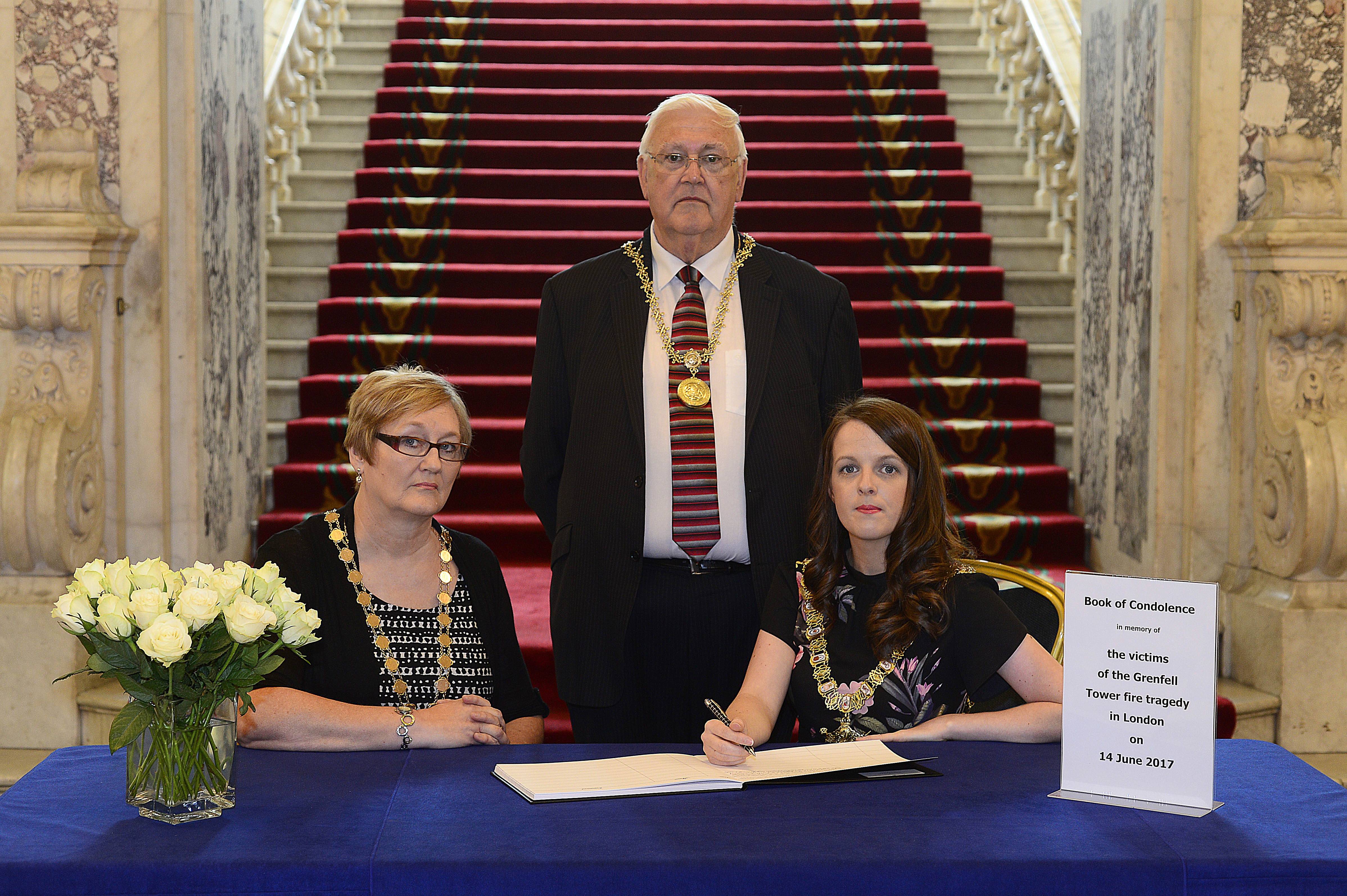 Belfast Book of Condolence For Victims of Grenfell Tower