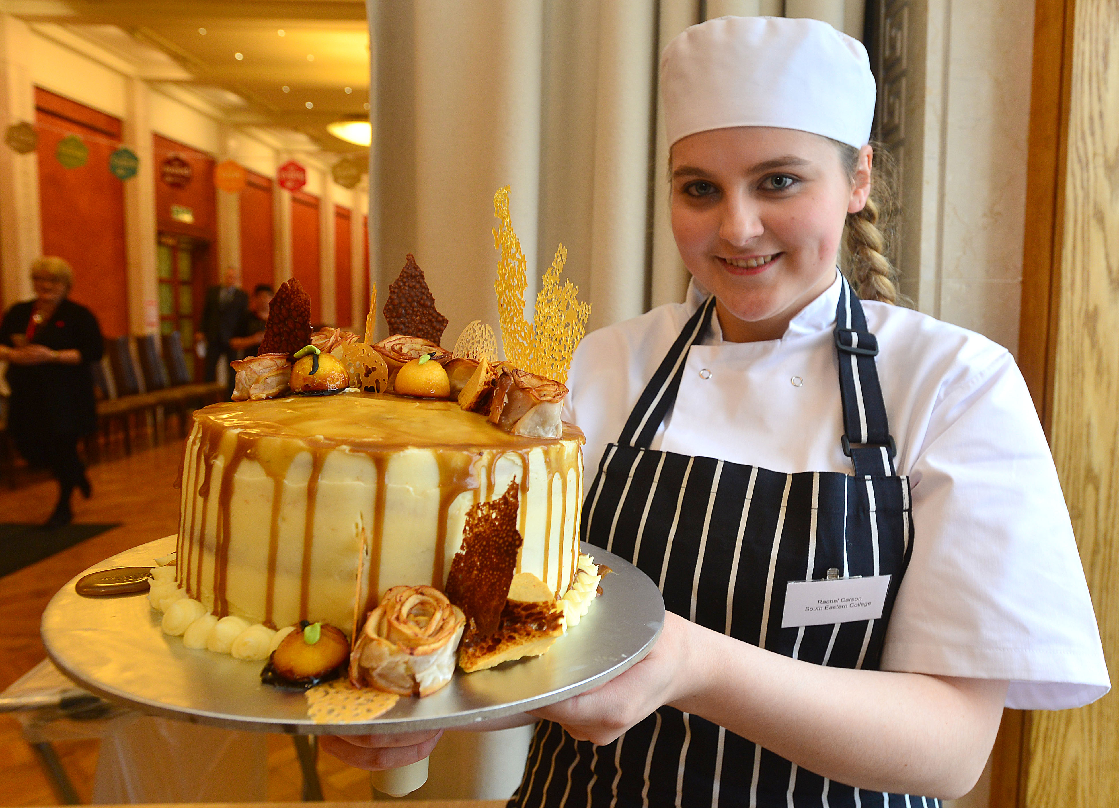 Rachel Carson at NI Assembly, Stormont for the Big Bake
